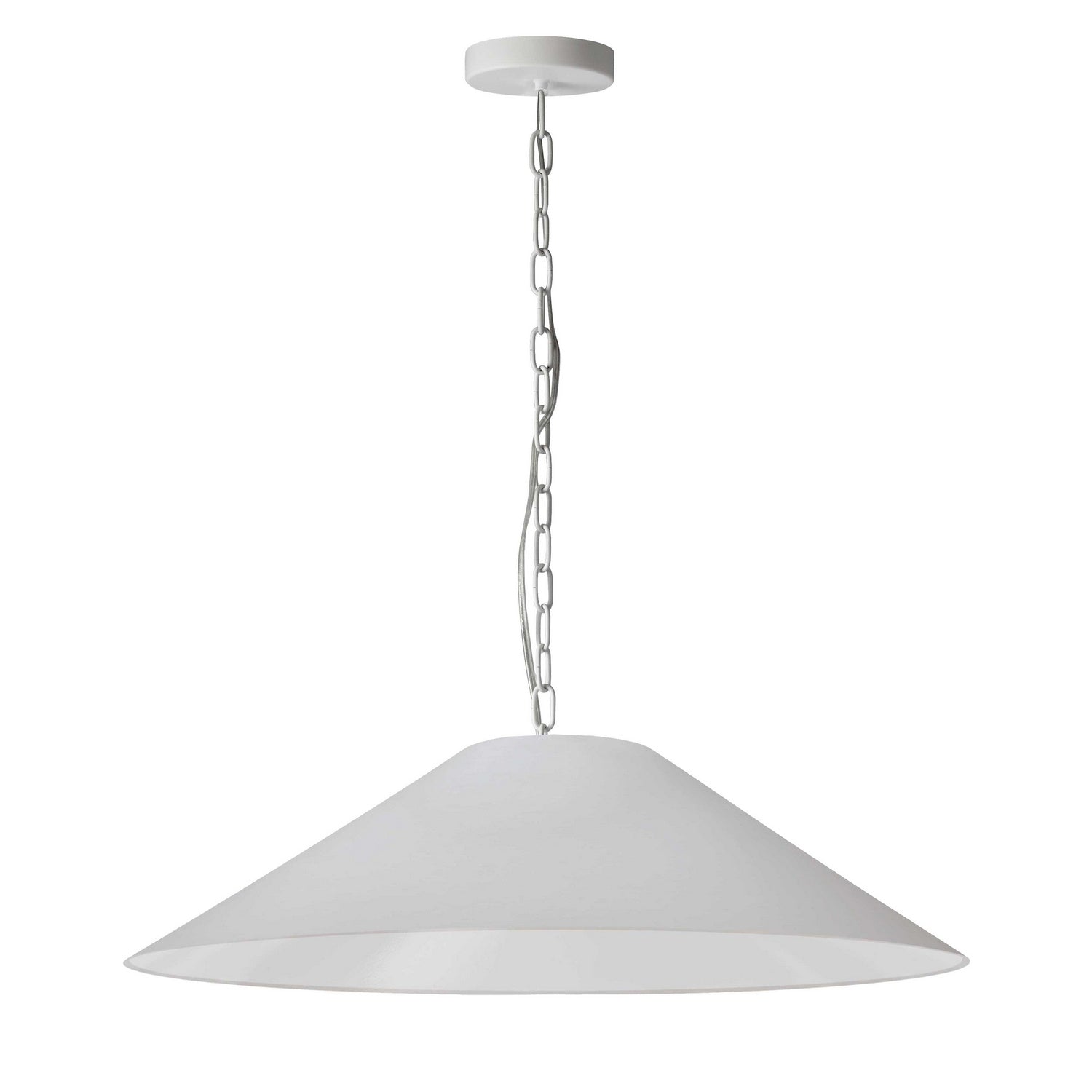 Dainolite Ltd - PSY-L-MW-790 - One Light Pendant - Presley - White