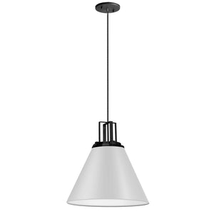 Dainolite Ltd - SNS-141P-MW-MB - One Light Pendant - Sonus - White