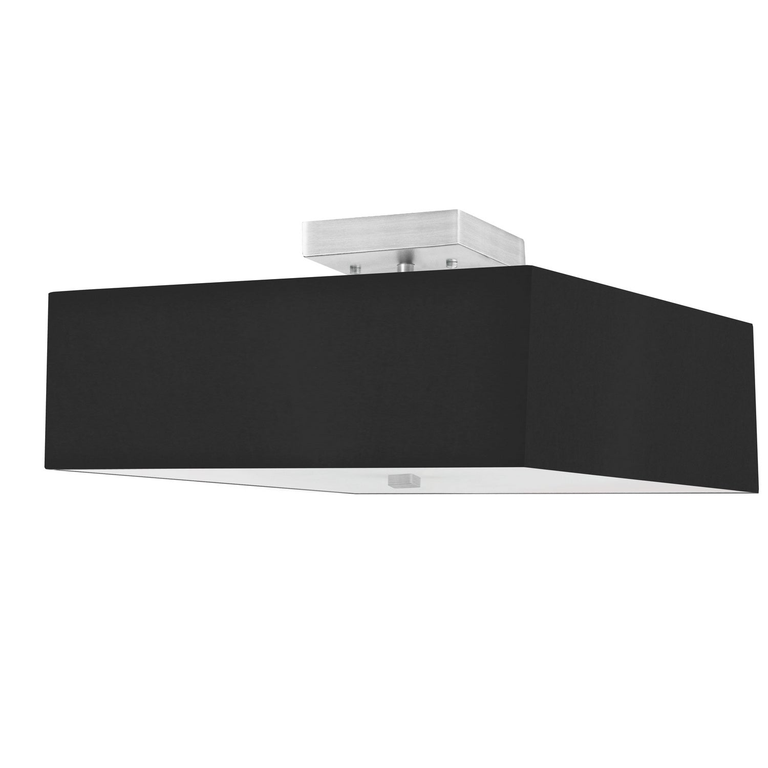 Dainolite Ltd - SRN-143SF-SC-BK - Three Light Semi-Flush Mount - Seren - Black