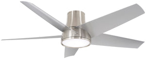 Minka Aire - F782L-BNW - 58"Outdoor Ceiling Fan - Chubby Ii - Brushed Nickel Wet