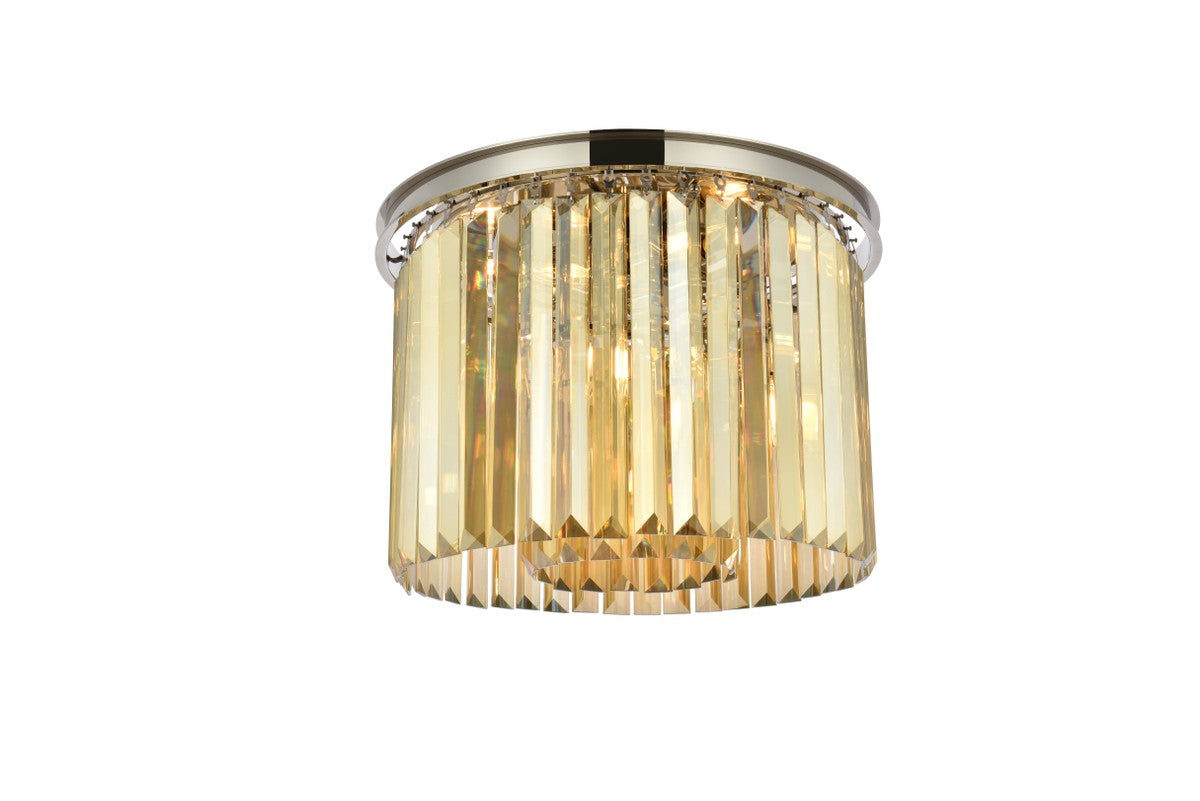 Elegant Lighting - 1238F20PN-GT/RC - Six Light Flush Mount - Sydney - Polished Nickel