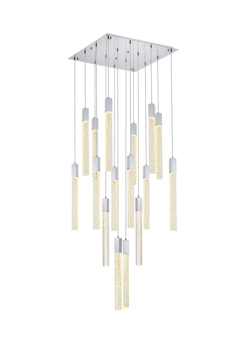 Elegant Lighting - 2066G30C - 16 Light Pendant - Weston - Chrome