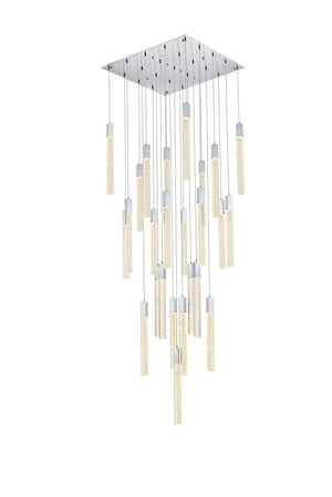 Elegant Lighting - 2066G36C - 25 Light Pendant - Weston - Chrome