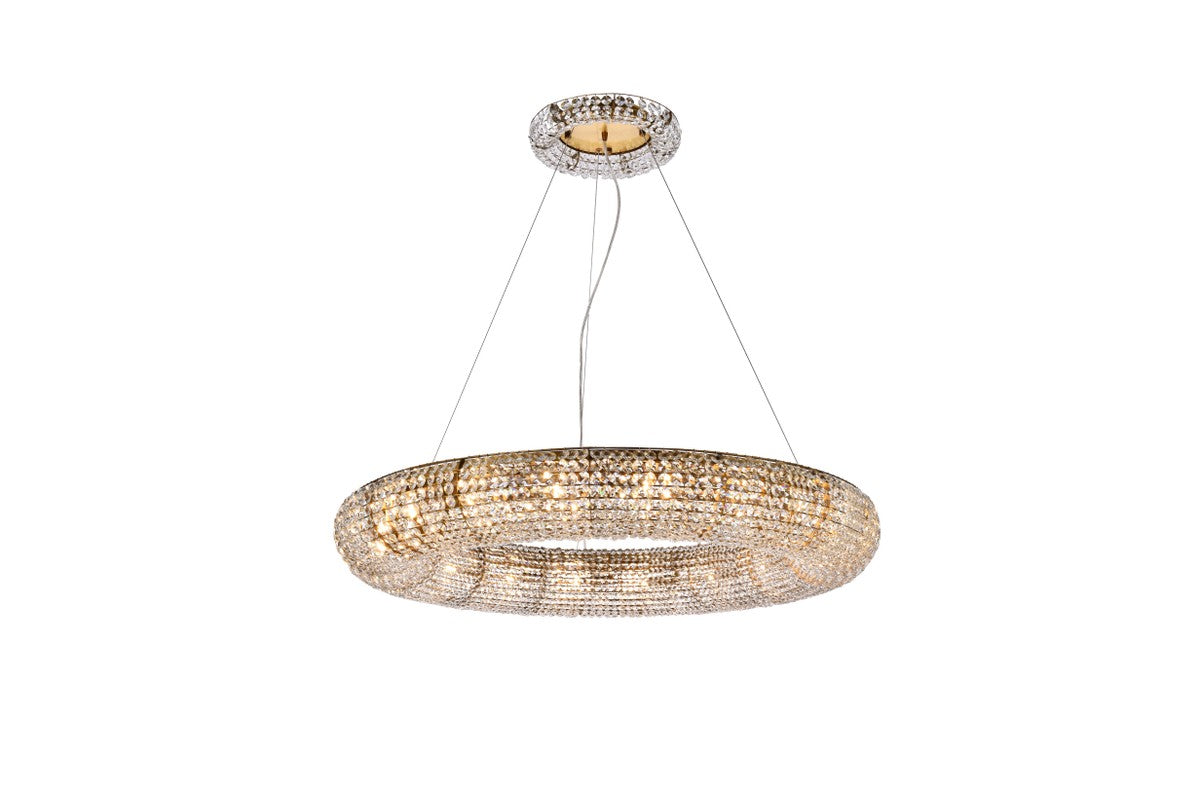 Elegant Lighting - 2114G41G/RC - 18 Light Chandelier - PARIS - Gold