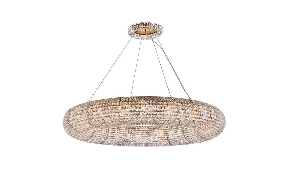 Elegant Lighting - 2114G52G/RC - 20 Light Chandelier - Paris - Brass