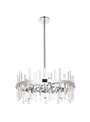 Elegant Lighting - 2200D25C - 14 Light Pendant - Serena - Chrome