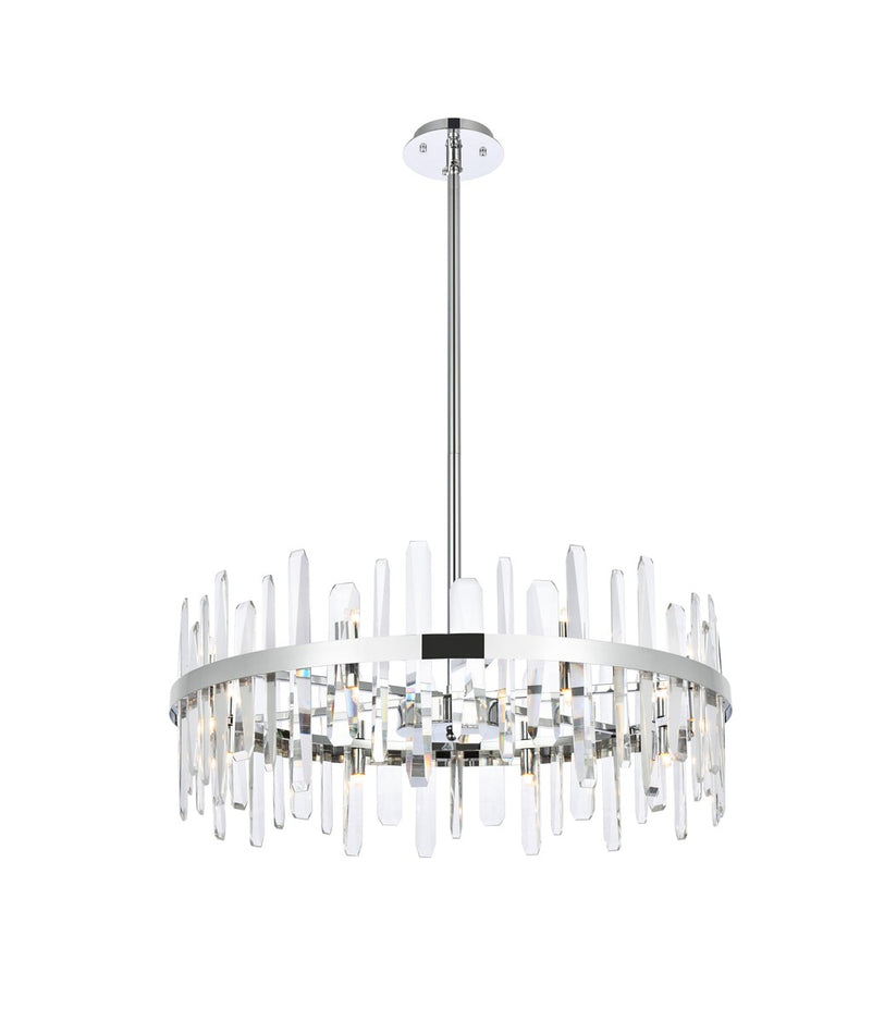 Elegant Lighting - 2200D32C - 16 Light Chandelier - Serena - chrome