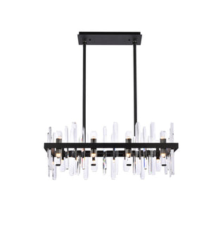 Elegant Lighting - 2200G30BK - 16 Light Chandelier - Serena - Black