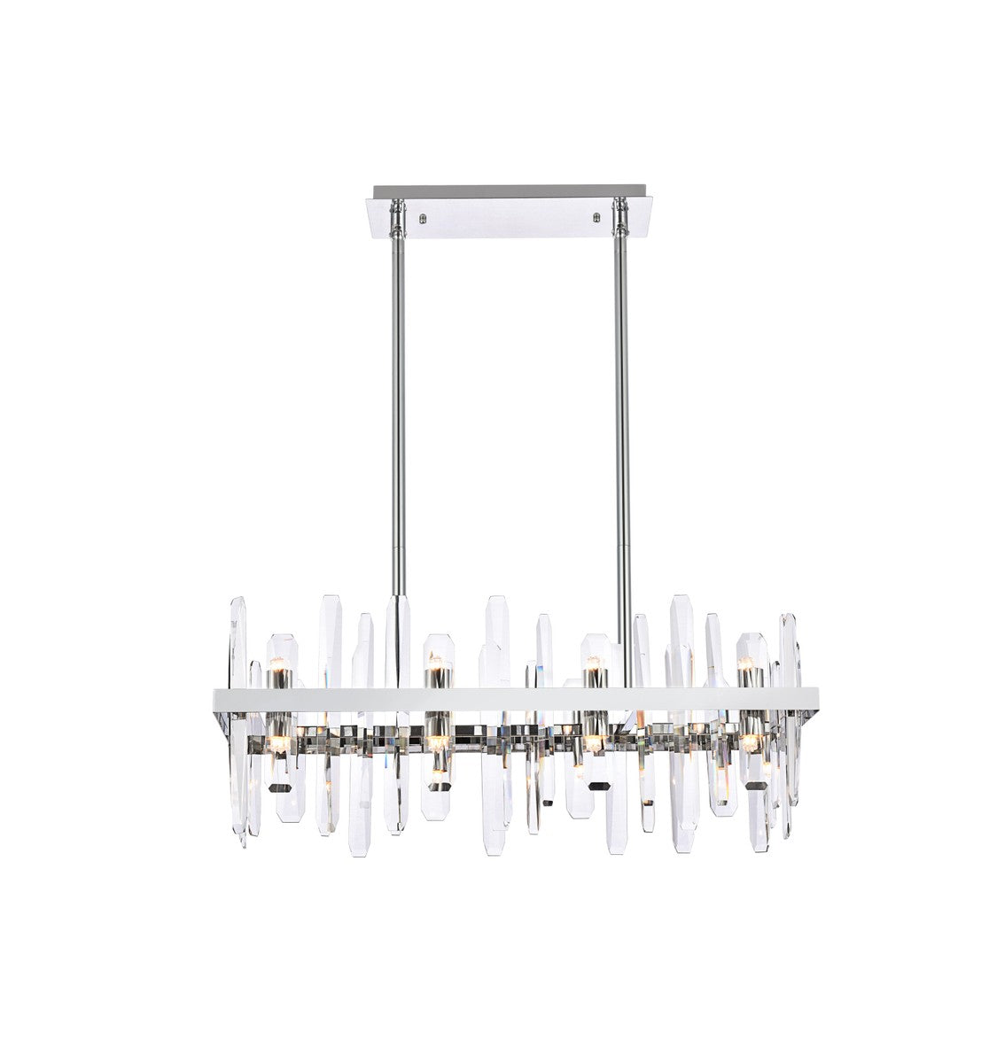 Elegant Lighting - 2200G30C - 16 Light Chandelier - Serena - Chrome