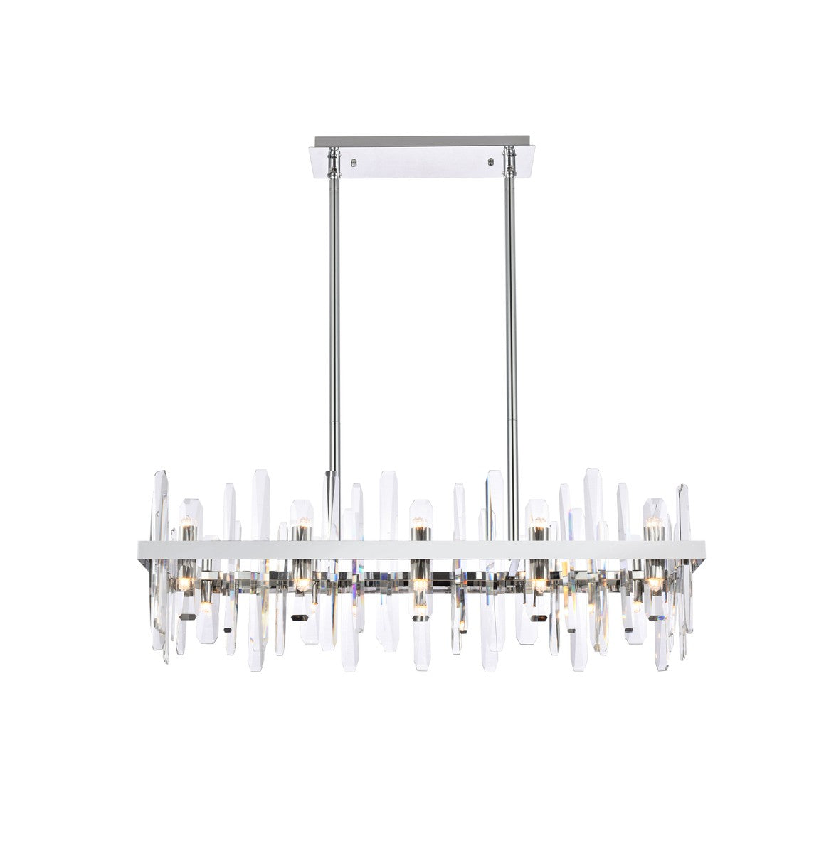 Elegant Lighting - 2200G36C - 20 Light Chandelier - Serena - Chrome