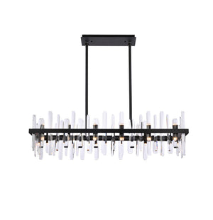 Elegant Lighting - 2200G42BK - 24 Light Chandelier - Serena - Black