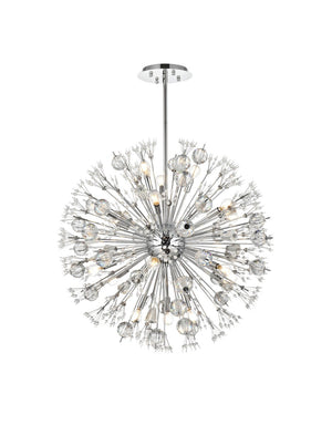 Elegant Lighting - 2500D32C - 18 Light Pendant - Vera - Chrome