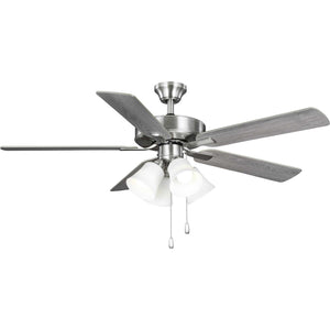 Progress Lighting - P250077-009-WB - 52"Ceiling Fan - Airpro E-Star Fan - Brushed Nickel