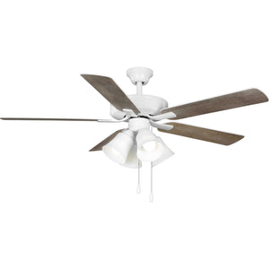 Progress Lighting - P250077-030-WB - 52"Ceiling Fan - Airpro E-Star Fan - White