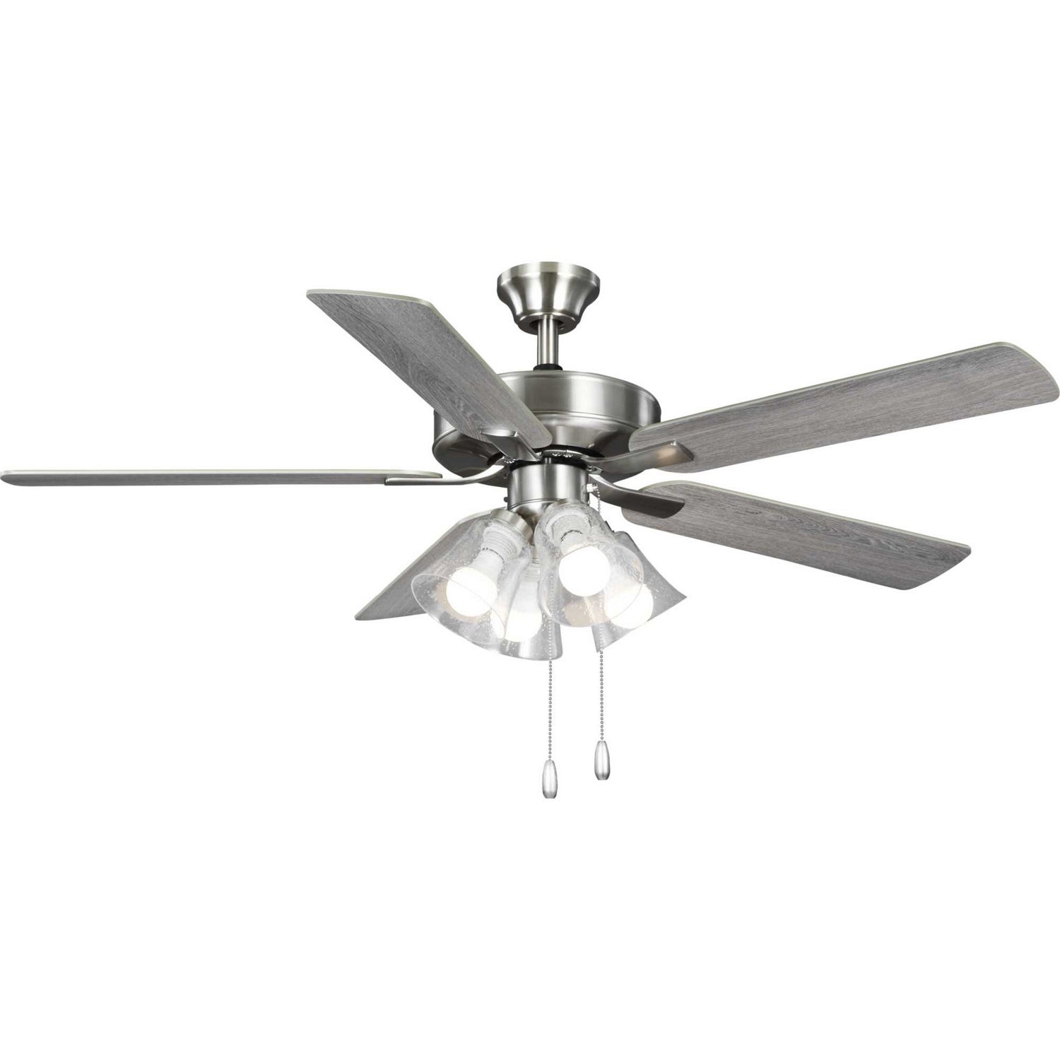 Progress Lighting - P250085-009-WB - 52"Ceiling Fan - Airpro Builder Fan - Brushed Nickel