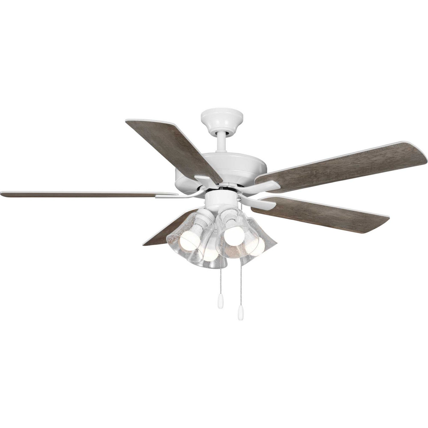 Progress Lighting - P250085-030-WB - 52"Ceiling Fan - Airpro Builder Fan - White