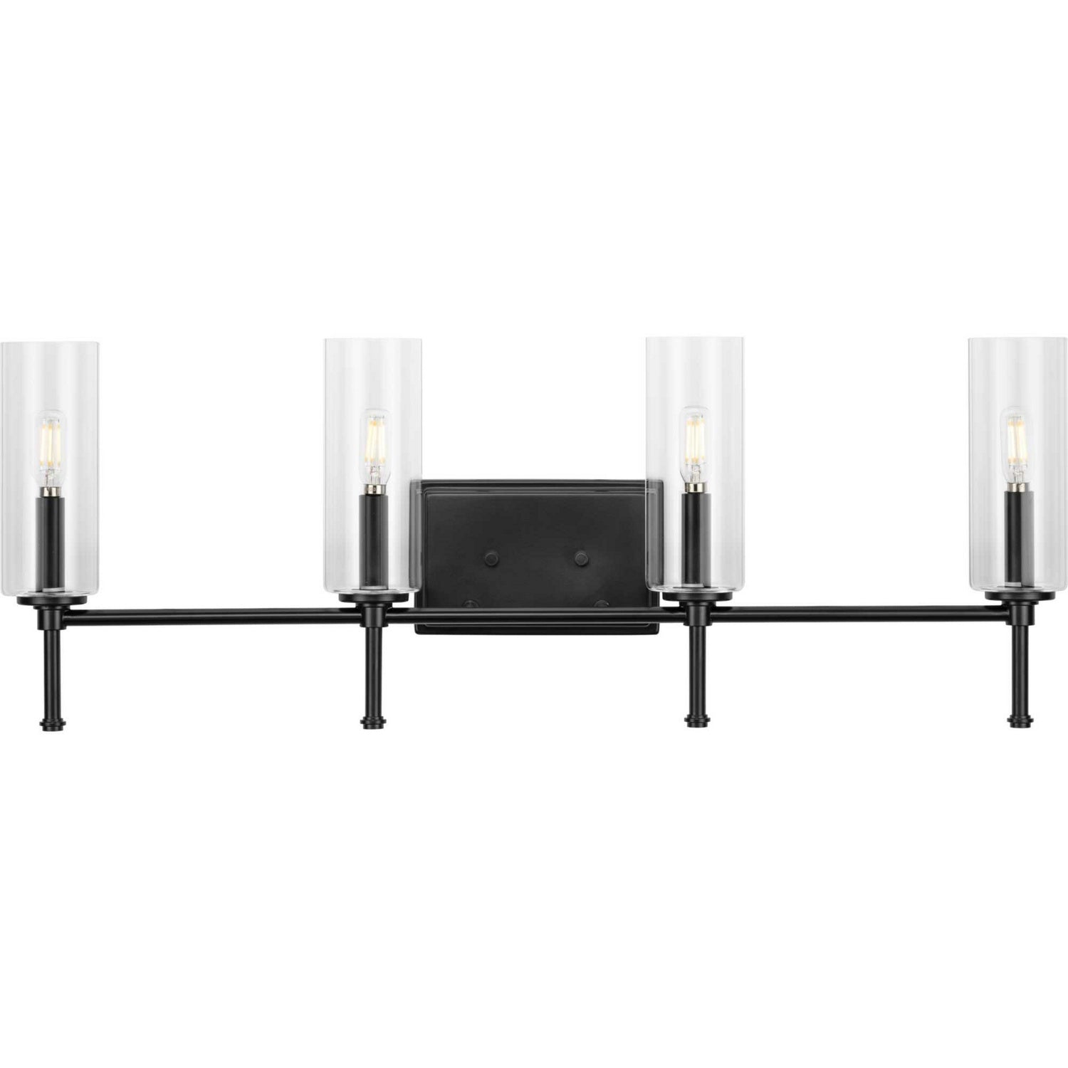 Progress Lighting - P300359-31M - Four Light Bath Vanity - Elara - Matte Black