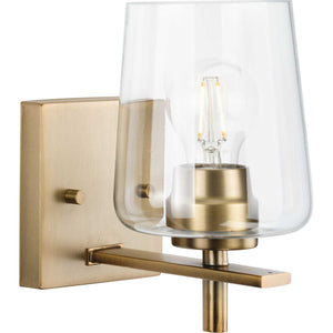 Progress Lighting - P300360-163 - One Light Bath Vanity - Calais - Vintage Brass