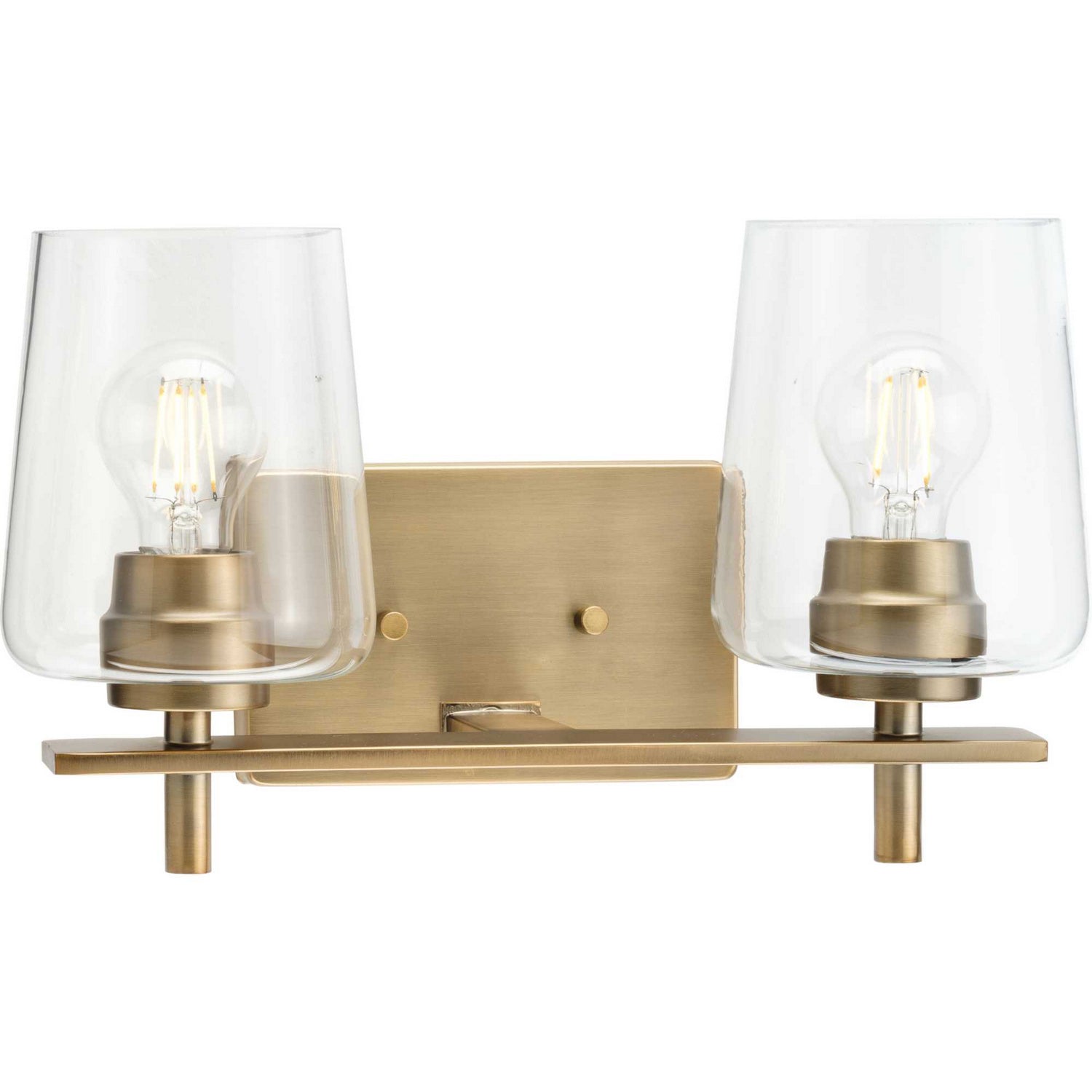 Progress Lighting - P300361-163 - Two Light Bath Vanity - Calais - Vintage Brass