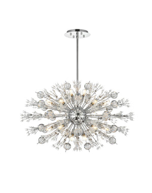 Elegant Lighting - 2500D36C - 24 Light Pendant - Vera - Chrome