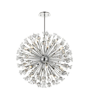 Elegant Lighting - 2500D38C - 24 Light Pendant - Vera - Chrome