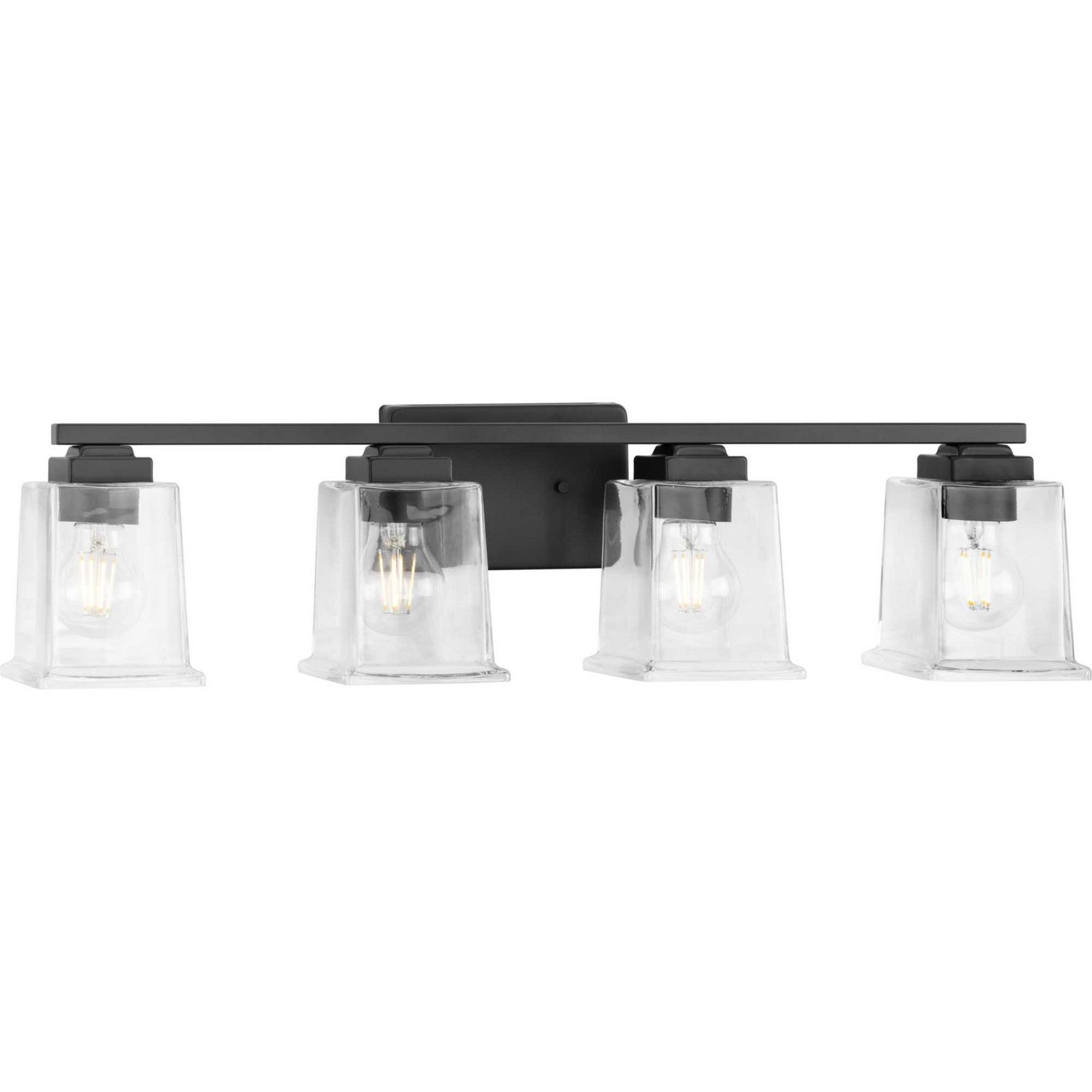 Progress Lighting - P300380-31M - Four Light Bath Vanity - Gilmour - Matte Black