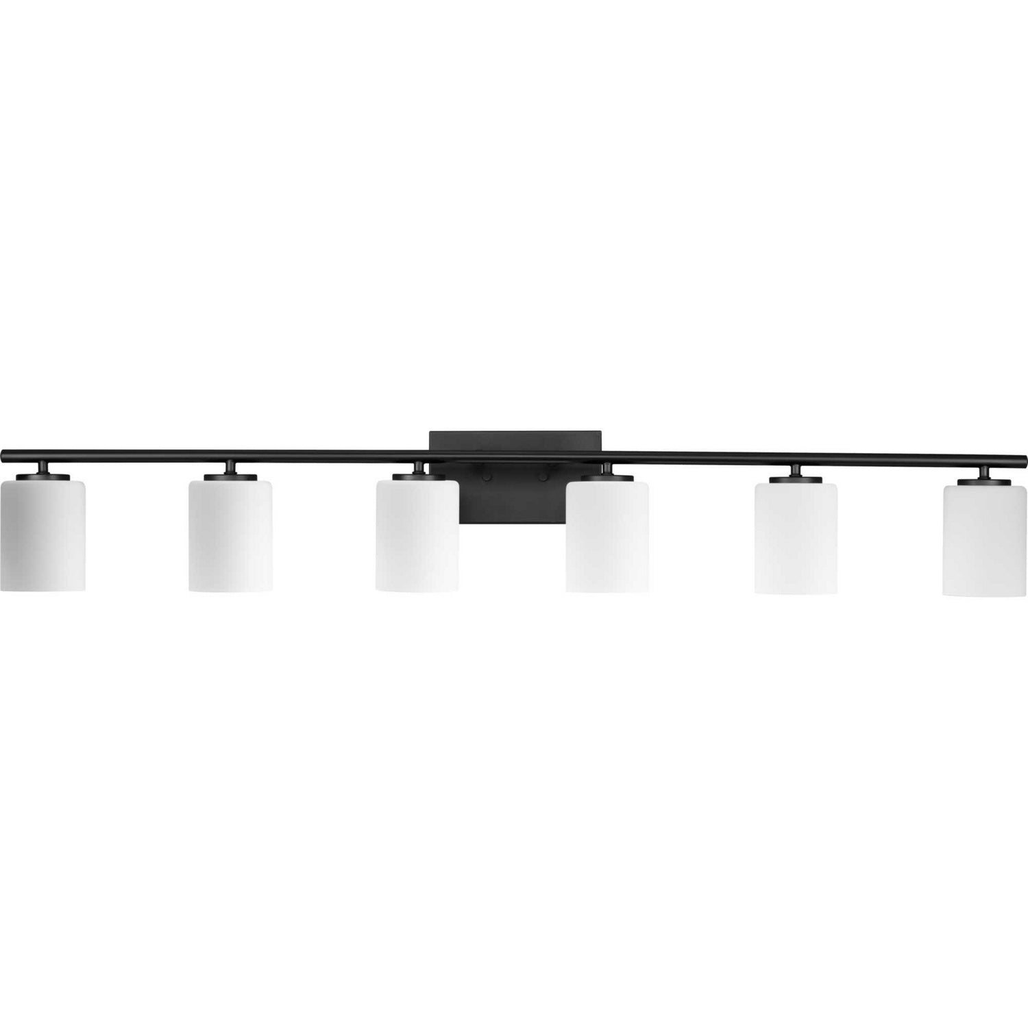 Progress Lighting - P300385-031 - Six Light Bath Vanity - Replay - Textured Black