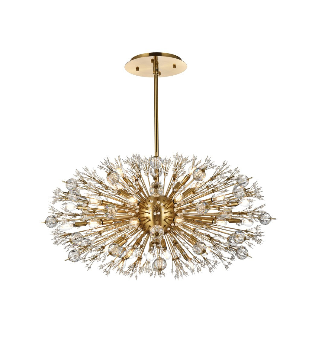 Elegant Lighting - 2500D42SG - 38 Light Pendant - Vera - Gold