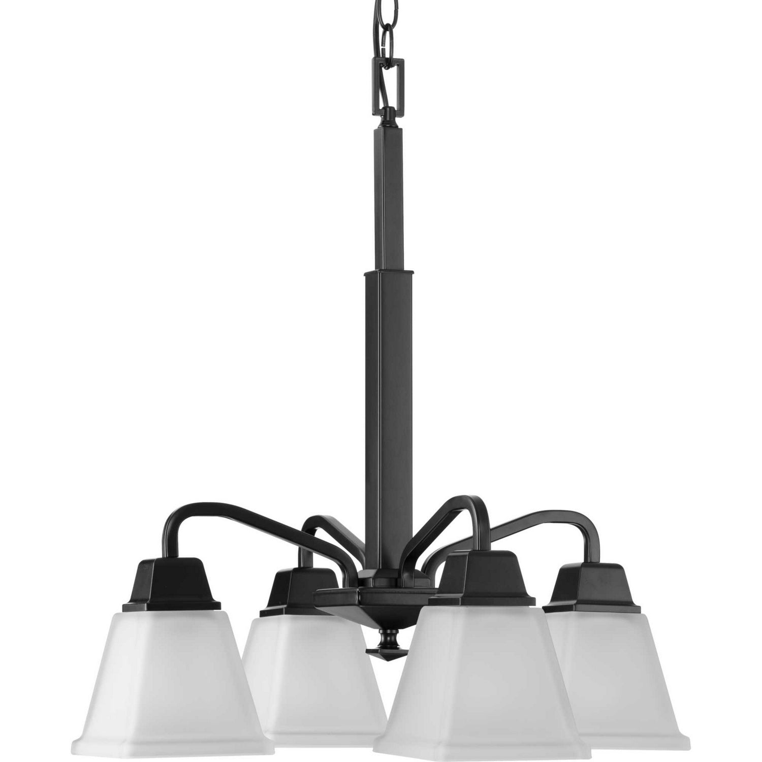 Progress Lighting - P400118-31M - Four Light Chandelier - Clifton Heights - Matte Black