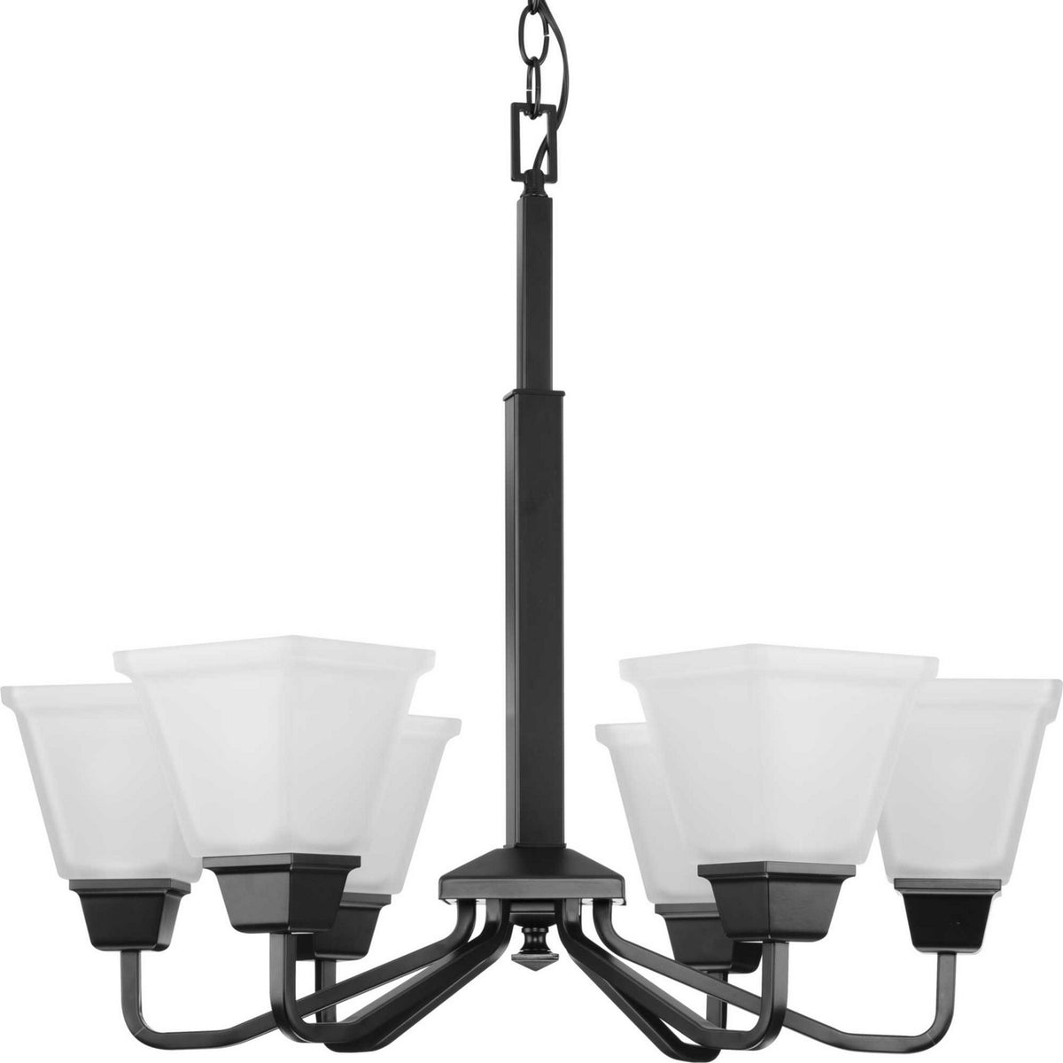 Progress Lighting - P400119-31M - Six Light Chandelier - Clifton Heights - Matte Black