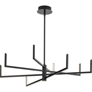 Progress Lighting - P400261-031-30 - LED Chandelier - Pivot Led - Black