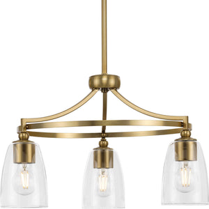 Progress Lighting - P400295-109 - Three Light Chandelier - Parkhurst - Brushed Bronze