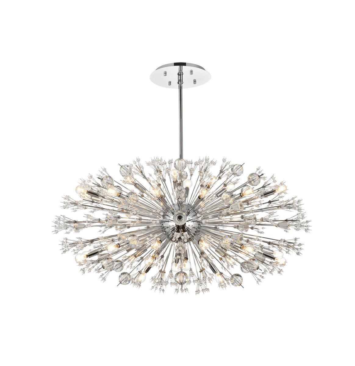 Elegant Lighting - 2500D48C - 38 Light Pendant - Vera - Chrome