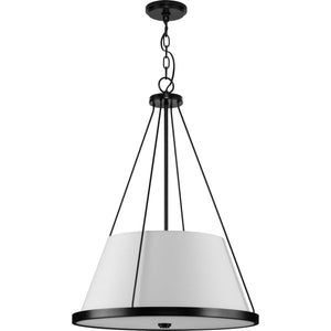 Progress Lighting - P500357-31M - Three Light Pendant - Saffert - Matte Black