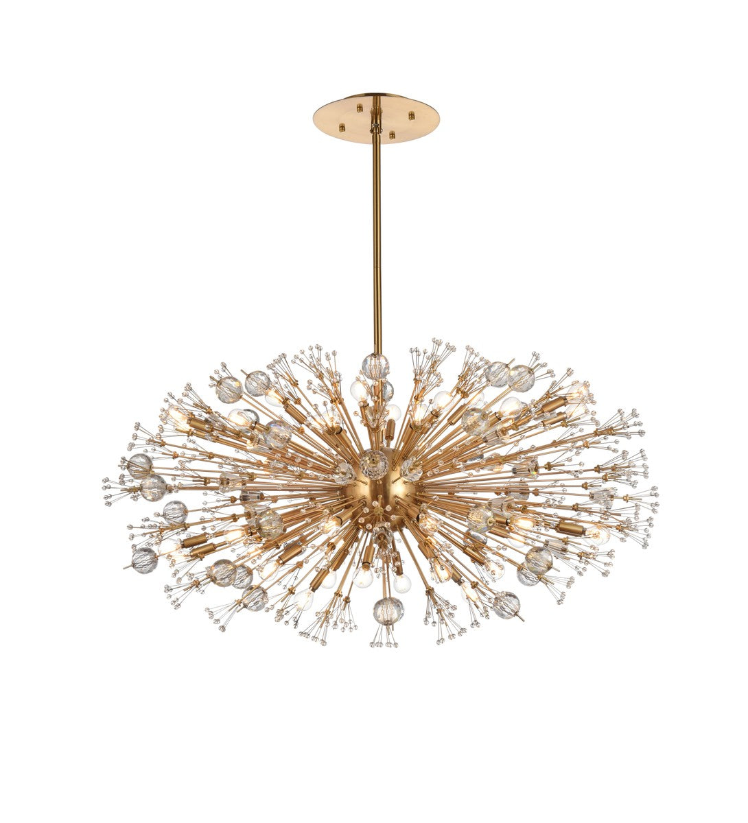 Elegant Lighting - 2500D48SG - 38 Light Pendant - Vera - Gold