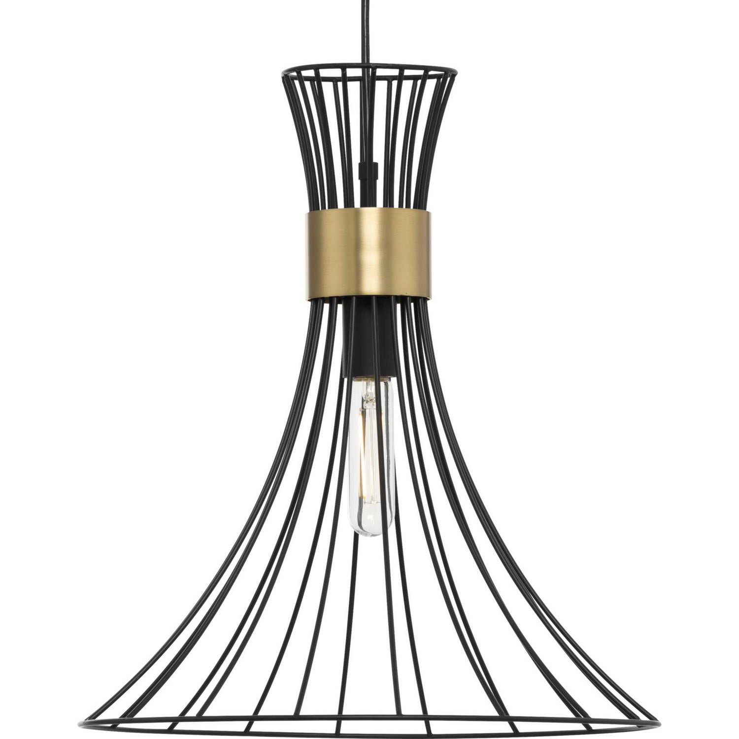 Progress Lighting - P500365-31M - One Light Pendant - Lorin - Matte Black