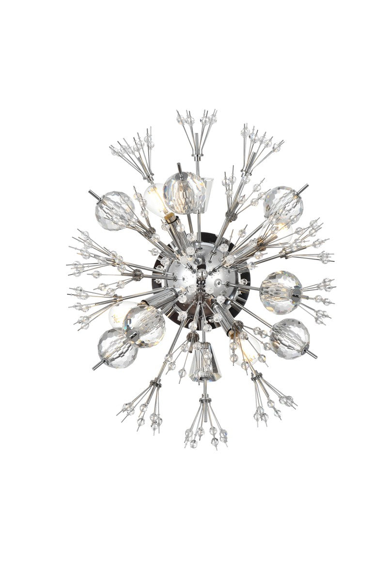 Elegant Lighting - 2500W19C - Four Light Wall Sconce - Vera - Chrome