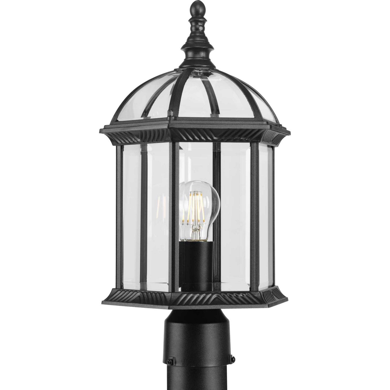 Progress Lighting - P540099-031 - One Light Outdoor Post Mount - Dillard - Black