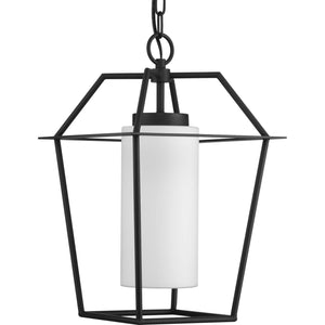 Progress Lighting - P550120-031 - One Light Outdoor Hanging Lantern - Chilton - Black