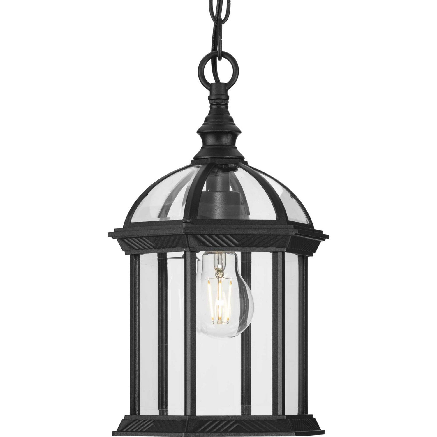 Progress Lighting - P550122-031 - One Light Outdoor Hanging Lantern - Dillard - Black