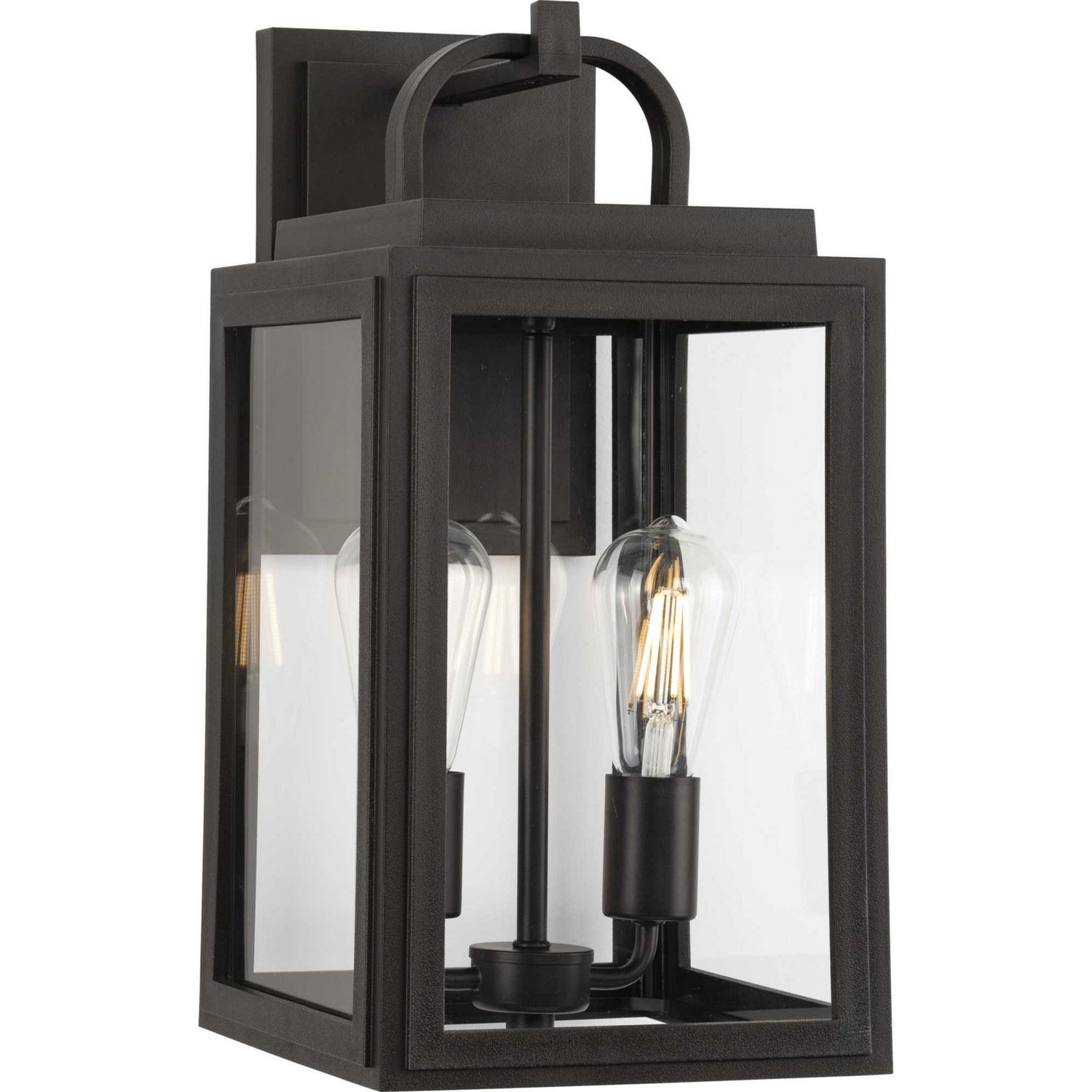 Progress Lighting - P560176-020 - Two Light Outdoor Wall Lantern - Grandbury - Antique Bronze