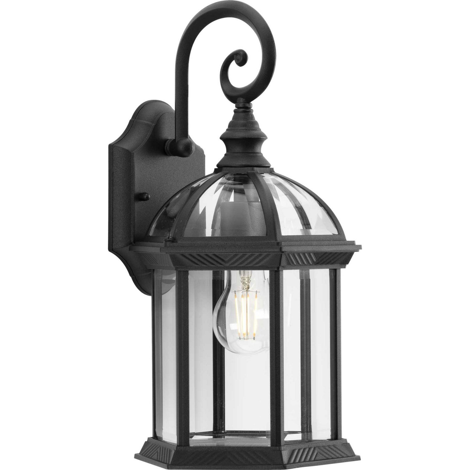 Progress Lighting - P560322-031 - One Light Outdoor Wall Lantern - Dillard - Black