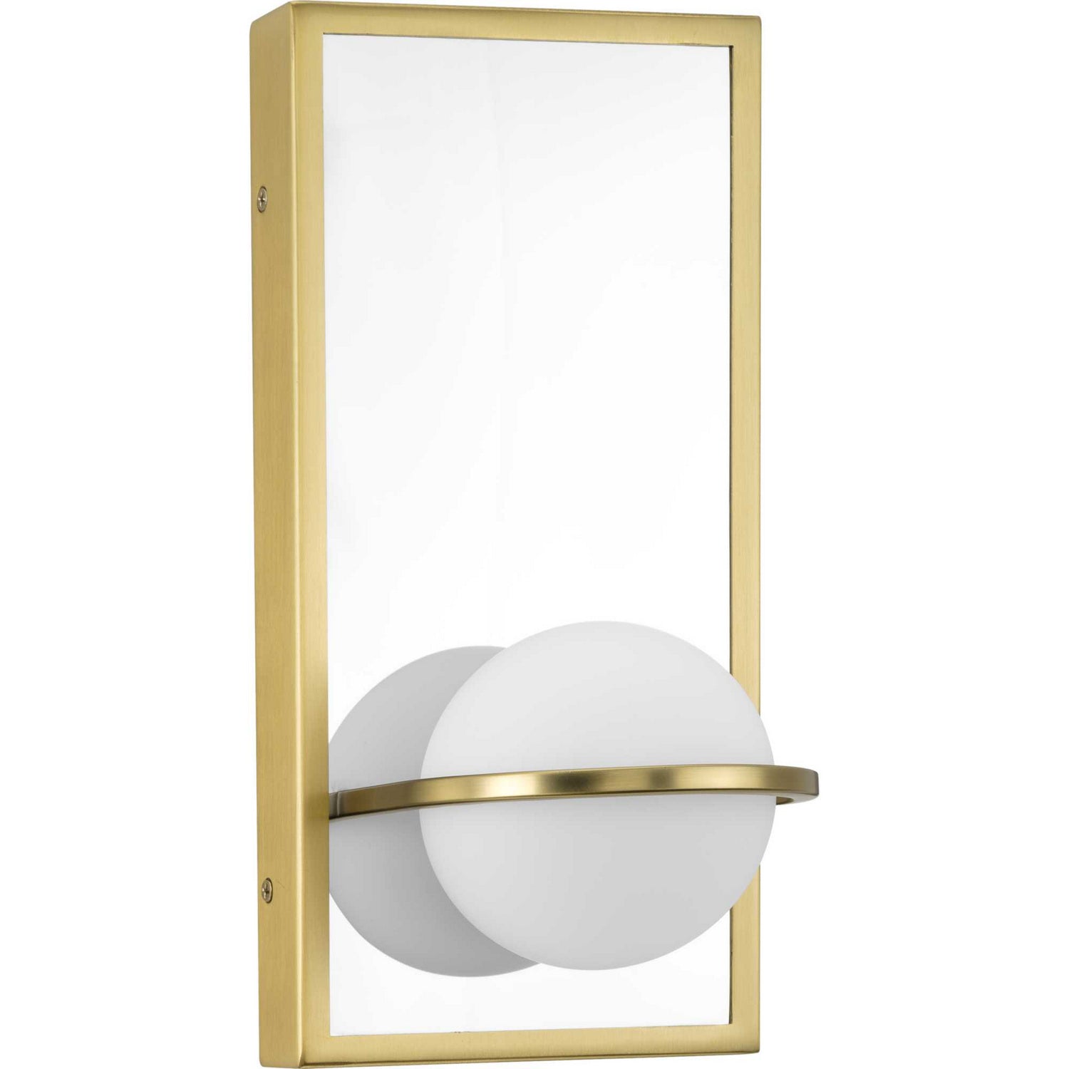 Progress Lighting - P710105-012-30 - LED Wall Bracket - Pearl Led - Satin Brass