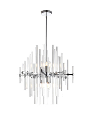 Elegant Lighting - 2502D23C - Six Light Pendant - Sienna - chrome
