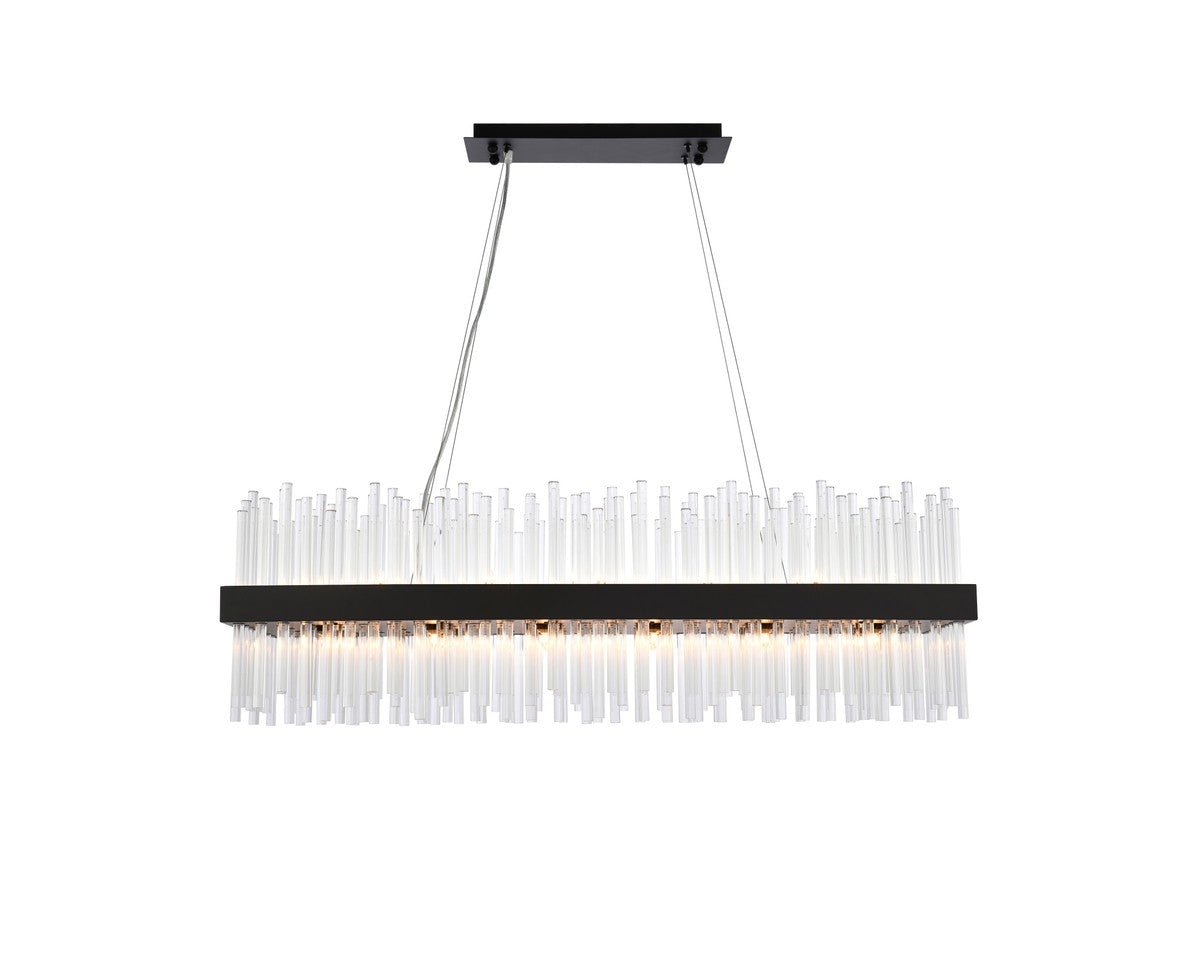 Elegant Lighting - 3000G42BK - 24 Light Pendant - Dallas - Black