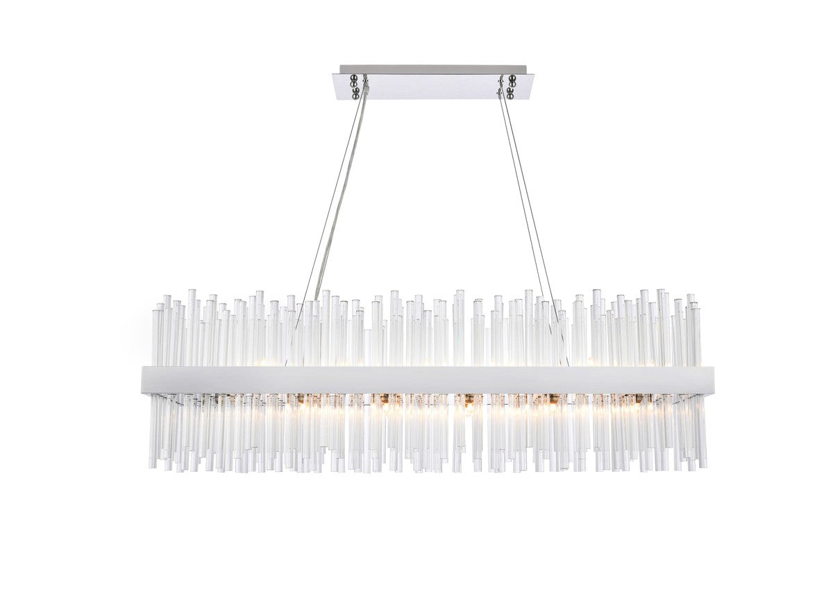 Elegant Lighting - 3000G42C - 24 Light Pendant - Dallas - Chrome