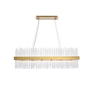 Elegant Lighting - 3000G42SG - 24 Light Pendant - Dallas - Satin Gold