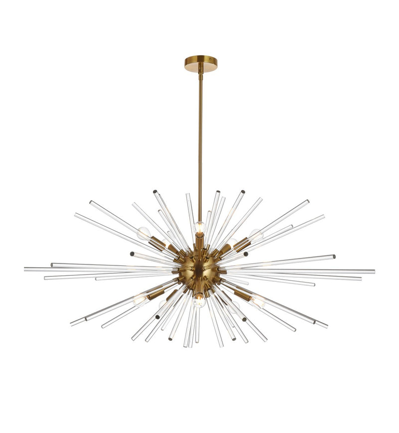 Elegant Lighting - 2502D46SG - Ten Light Pendant - Sienna - gold