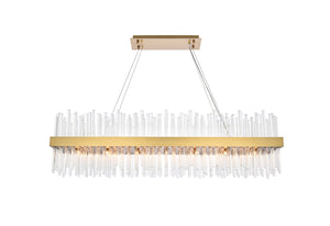 Elegant Lighting - 3000G48SG - 28 Light Chandelier - Dallas - Satin Gold