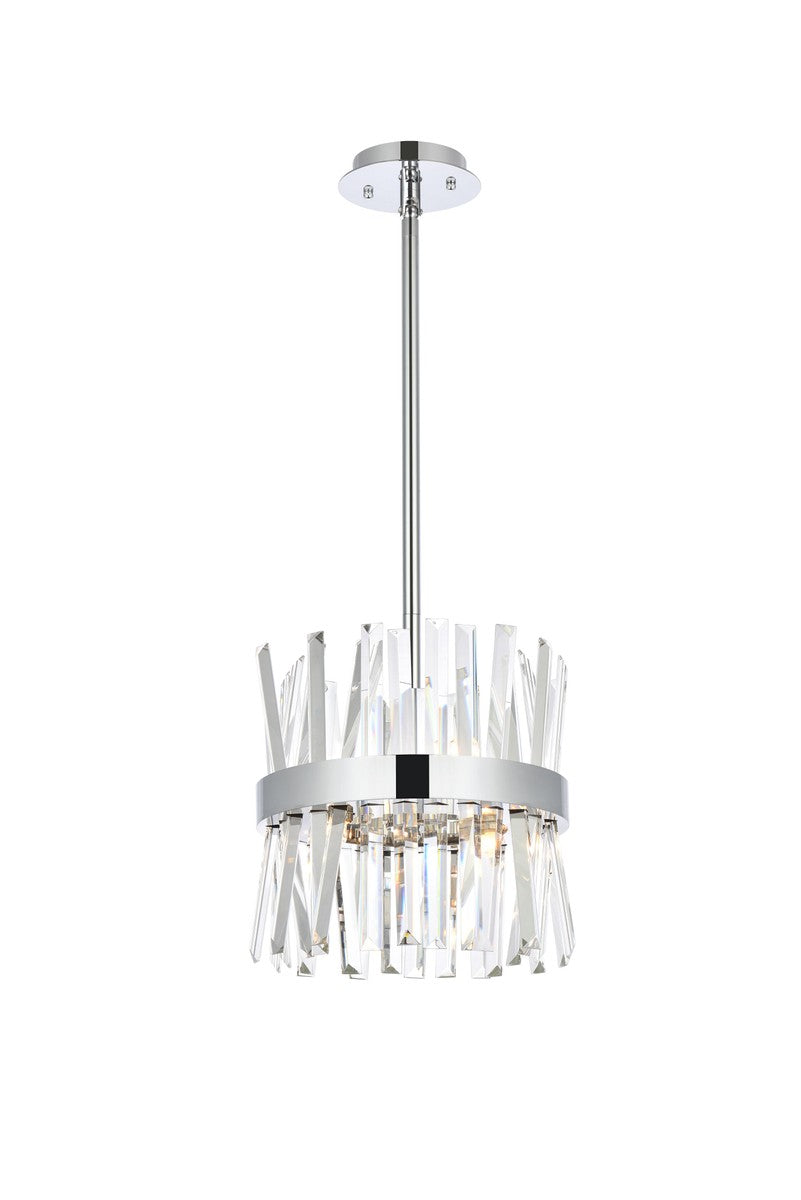 Elegant Lighting - 6200D12C - Six Light Pendant - Serephina - chrome